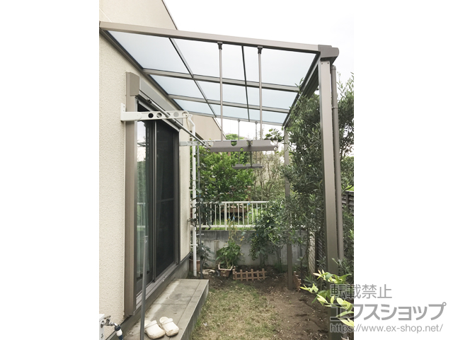 神奈川県中郡大磯町ののテラス屋根 スピーネ F型 テラスタイプ 単体 積雪〜20cm対応 施工例