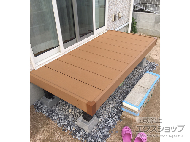 広島県広島市ののウッドデッキ マージウッドデッキ 施工例