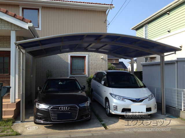 茨城県つくば市ののカーポート レイナツインポートグラン　積雪〜20cm対応 施工例