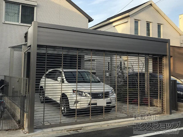 �����s��c���LIXIL ���N�V��(TOEX)�̃K���[�W�V���b�^�[ ���C�h�V���b�^�[S�^ F�^�C�v �{�H��