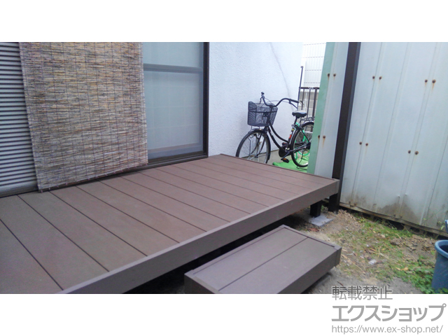 兵庫県尼崎市ののウッドデッキ リウッドデッキ 200 施工例