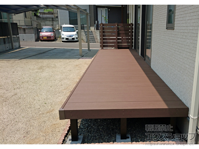 大分県大分市ののウッドデッキ リウッドデッキ 200 施工例