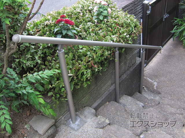 大阪府堺市のの手すり パルトナーUDフェンス1型(手すり) 自立タイプ 笠木1段仕様 施工例