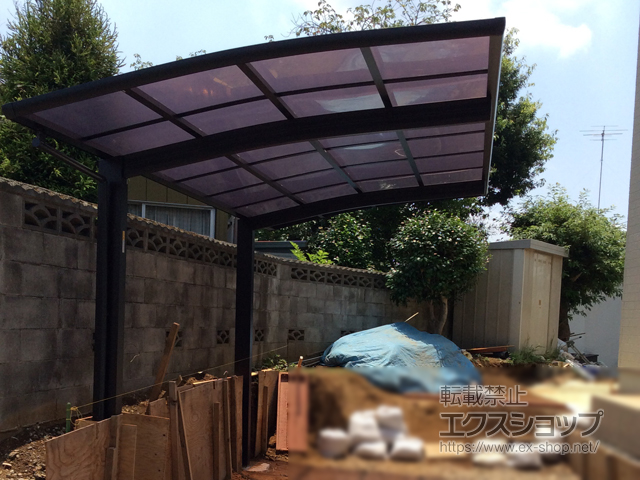 茨城県取手市ののカーポート レイナポートグラン　積雪〜20cm対応 施工例