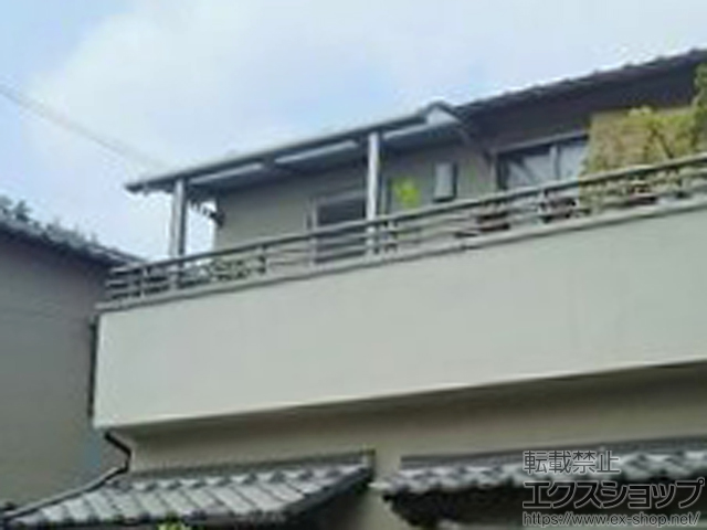 大阪府枚方市ののバルコニー・ベランダ屋根 スピーネ R型 屋根タイプ 単体 積雪〜20cm対応 施工例