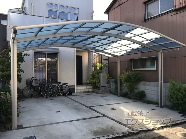 和歌山県和歌山市ののカーポート レイナツインポートグラン　積雪〜20cm対応 施工例