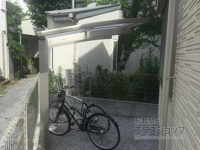 東京都世田谷区ののサイクルポート・駐輪場 プレシオスポート ミニ 積雪〜20cm対応 施工例