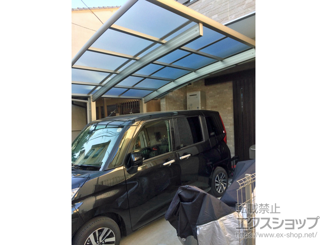 京都府宇治市ののカーポート レイナポートグラン　積雪〜20cm対応 施工例