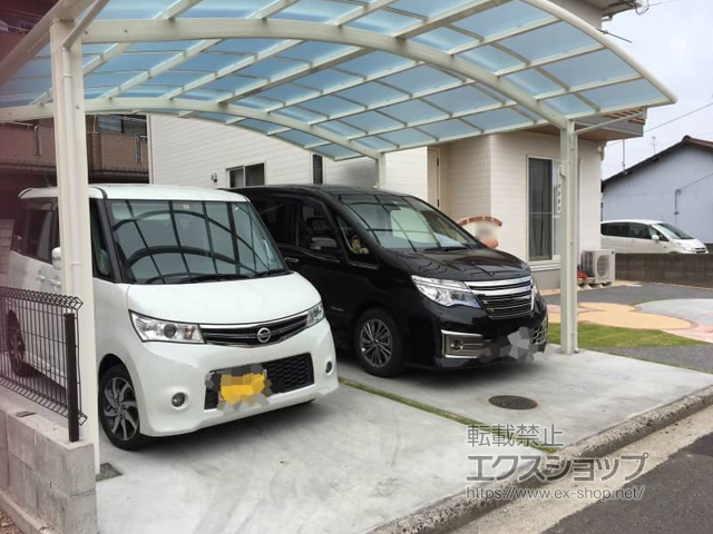 愛媛県今治市ののカーポート レイナツインポートグラン　積雪〜20cm対応 施工例