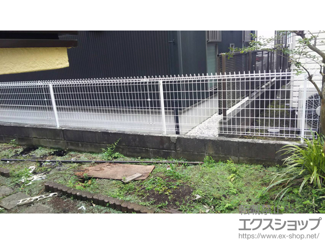 神奈川県相模原市ののフェンス・柵 メッシュフェンス G10-R 施工例