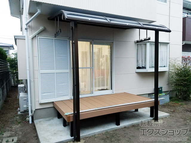 福岡県大野城市ののウッドデッキ マージウッドデッキ 施工例