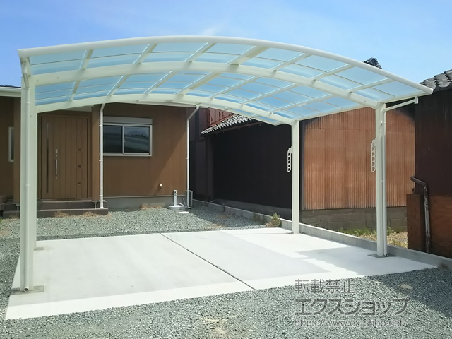 佐賀県三養基郡みやき町ののカーポート レイナツインポートグラン　積雪〜20cm対応 施工例