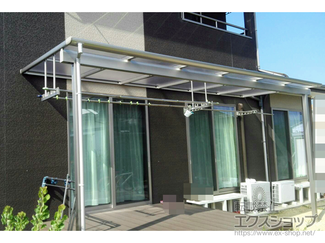 大分県大分市ののテラス屋根 ヴェクターテラス F型 テラスタイプ 単体 積雪〜20cm対応 施工例