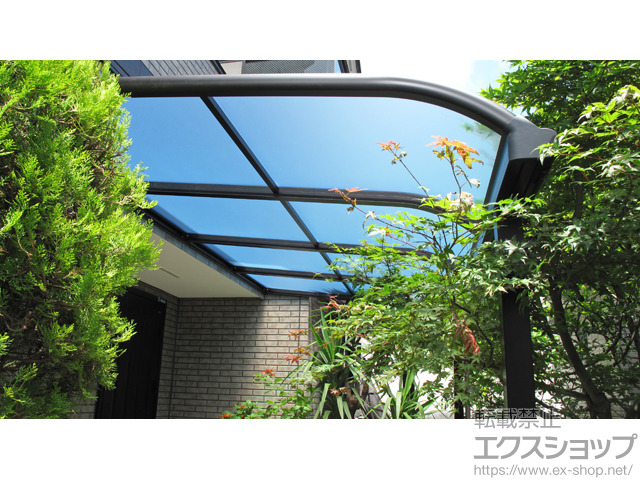 東京都板橋区ののテラス屋根 ヴェクターテラス R型 テラスタイプ 単体 積雪〜20cm対応 施工例