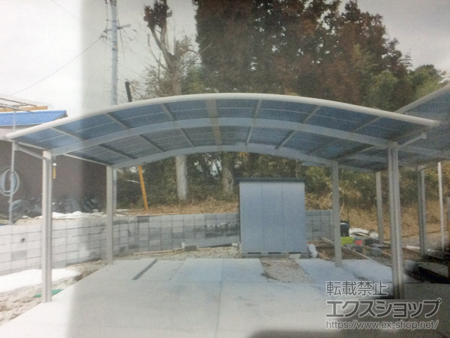 山口県周南市ののカーポート レイナツインポートグラン　積雪〜20cm対応 施工例
