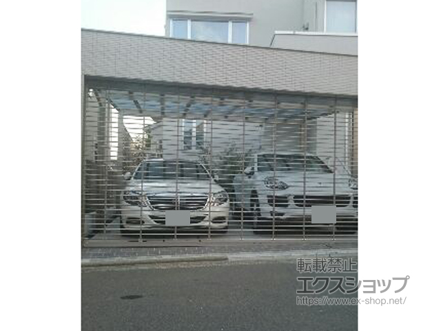 神奈川県横浜市ののカーポート ソリッドポート ワイド 積雪〜20cm対応 施工例