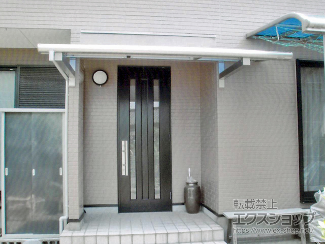 佐賀県鳥栖市ののテラス屋根 ヴェクターテラス F型 ルーフタイプ 単体積雪〜20cm対応 施工例