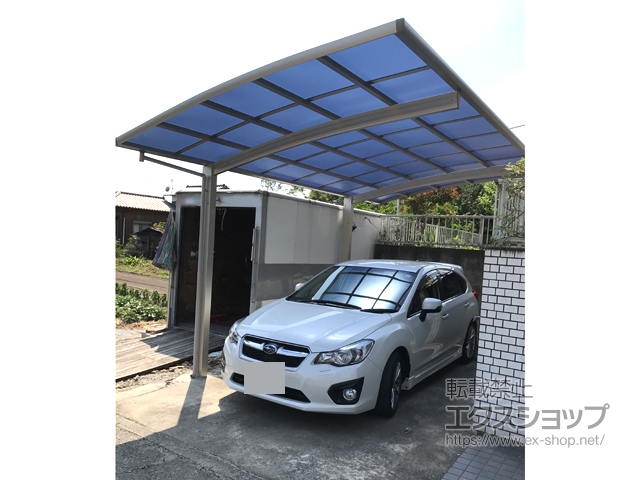 福岡県朝倉市ののカーポート レイナポートグラン　積雪〜20cm対応 施工例