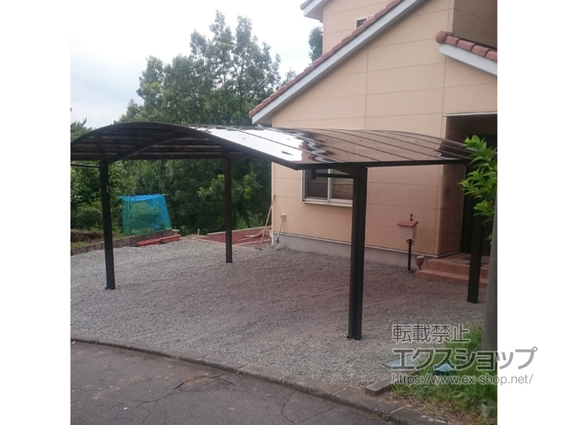 静岡県伊豆の国市ののカーポート レイナツインポートグラン　積雪〜20cm対応 施工例