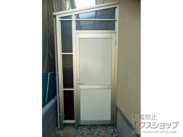 兵庫県姫路市ののストックヤード ストックヤードII 片側ドア付きタイプ 積雪〜20ｃｍ対応 施工例