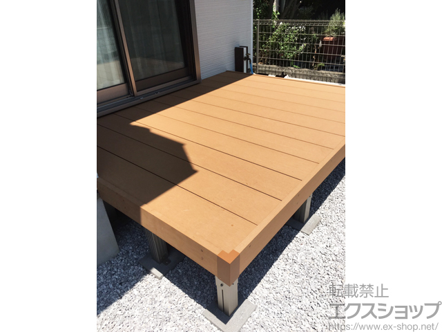 神奈川県横浜市ののウッドデッキ リウッドデッキ 200 施工例