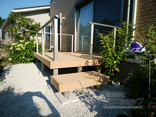 東京都あきる野市ののウッドデッキ リウッドデッキ 200 施工例