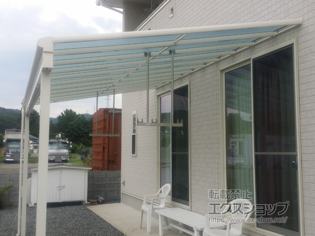 埼玉県児玉郡美里町ののテラス屋根 ヴェクターテラス F型 テラスタイプ 単体 積雪〜20cm対応 施工例