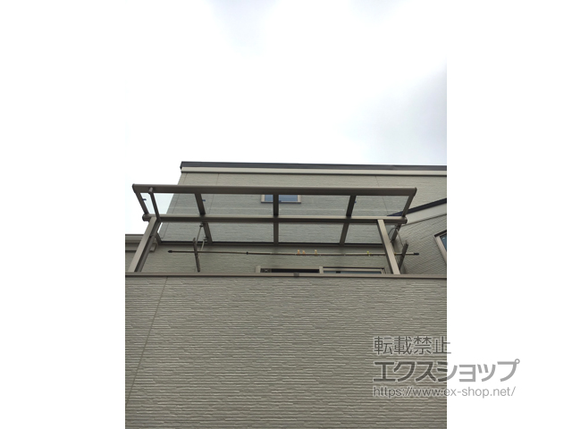 東京都大田区ののバルコニー・ベランダ屋根 スピーネ F型 屋根タイプ 単体 積雪〜20cm対応 施工例