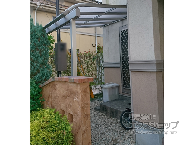 福岡県朝倉郡筑前町ののテラス屋根 ヴェクターテラス R型 テラスタイプ 単体 積雪〜20cm対応 施工例