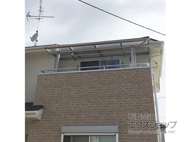 京都府京都市ののバルコニー・ベランダ屋根 ヴェクターテラス F型 屋根タイプ 単体 積雪〜20cm対応 施工例
