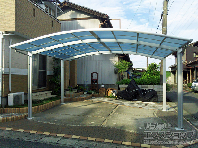 岐阜県安八郡神戸町ののカーポート レイナツインポートグラン　積雪〜20cm対応 施工例