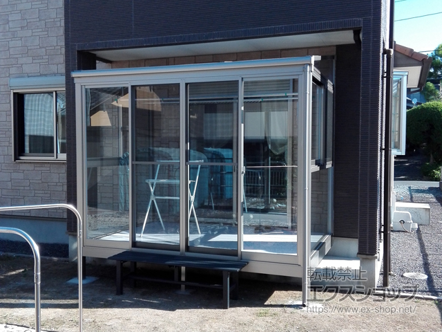 茨城県日立市のの サニージュ F型 床納まり ランマ無 積雪〜20cm対応 施工例