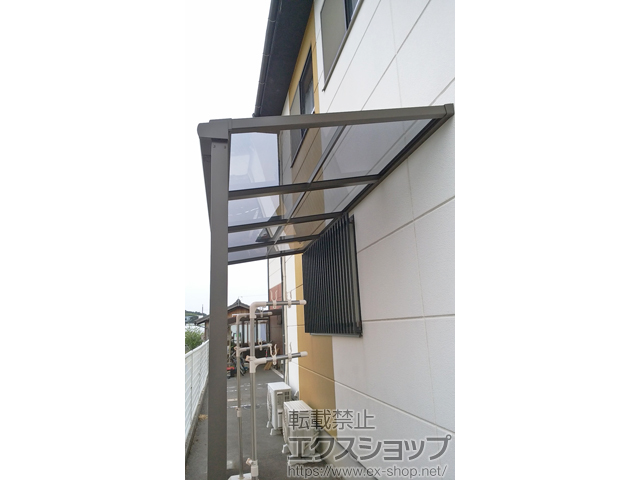 香川県綾歌郡宇多津町ののストックヤード スピーネストックヤードF型 波板タイプ スクリーン仕様 積雪〜20cm対応 施工例