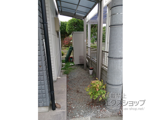 熊本県熊本市ののサイクルポート・駐輪場 フーゴRミニ (ラウンドスタイル) 積雪〜20cm対応 施工例