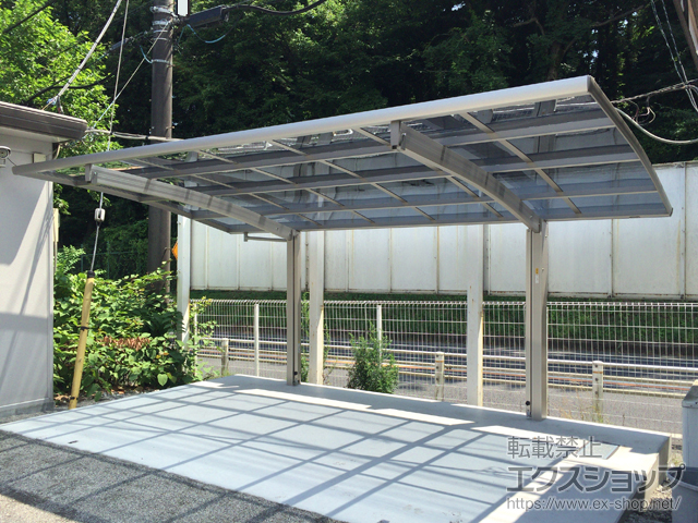 東京都八王子市ののカーポート プレシオスポート 積雪〜20cm対応 施工例