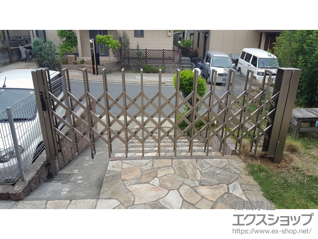 京都府木津川市ののカーゲート トリップゲート NC型 ノンキャスター 片開き 30S 施工例