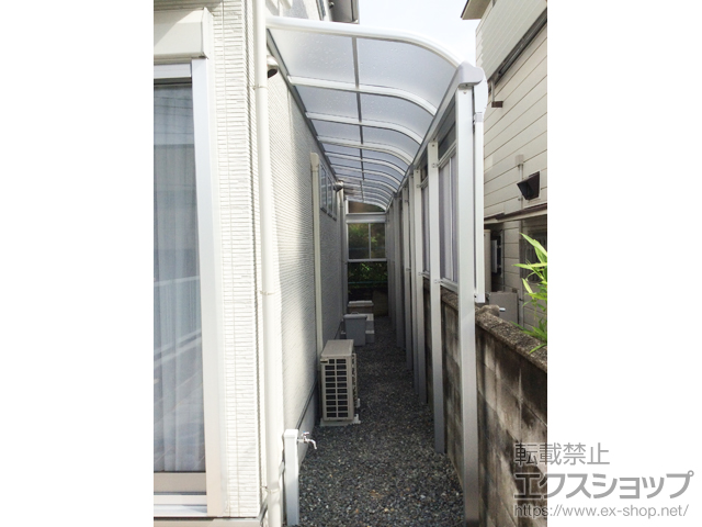 大阪府高槻市ののテラス屋根 ヴェクターテラス R型 テラスタイプ 単体 積雪〜20cm対応 施工例