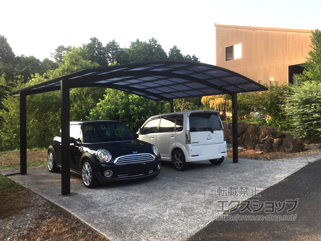 大分県杵築市ののカーポート レイナツインポートグラン　積雪〜20cm対応 施工例