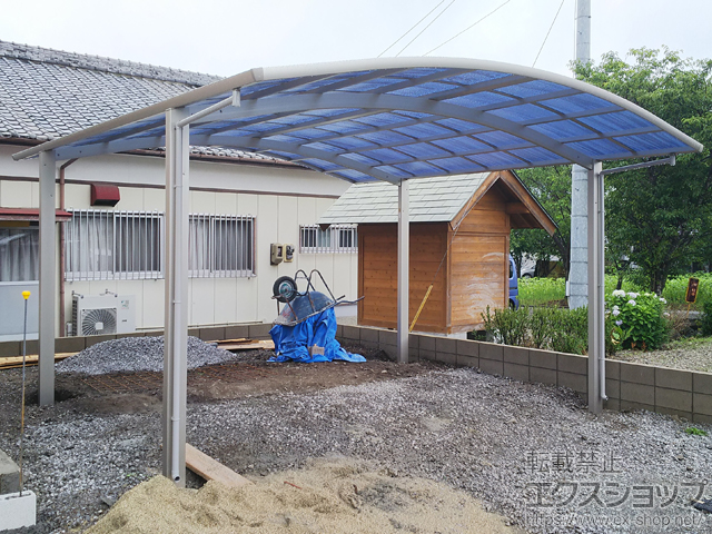 宮崎県宮崎市ののカーポート レイナツインポートグラン　積雪〜20cm対応 施工例