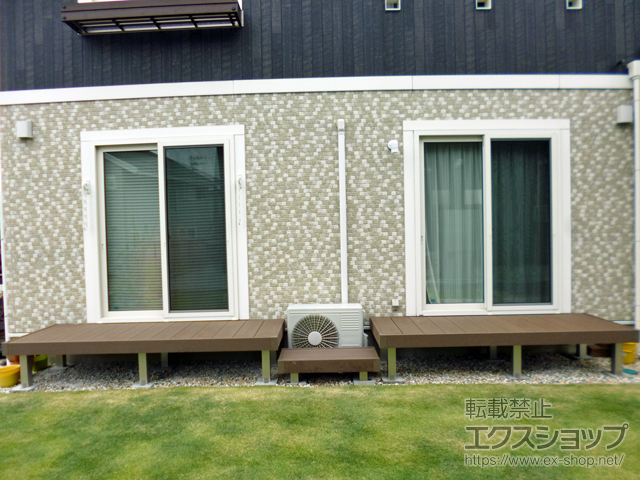 宮城県塩竈市ののウッドデッキ リウッドデッキ 200 施工例