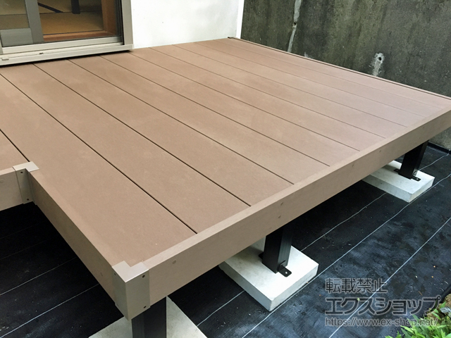 神奈川県横浜市ののウッドデッキ リウッドデッキ 200 施工例