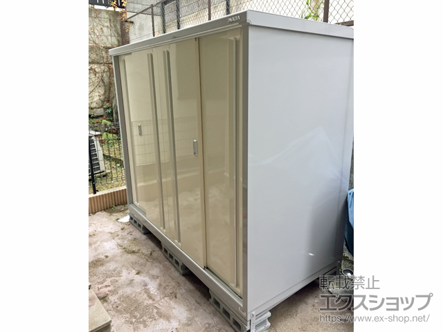 神奈川県横浜市のの物置・屋外倉庫 シンプリー 一般型 1940×905×1603 MJX-199D-FW 施工例