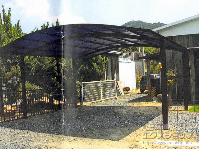 香川県高松市ののカーポート レイナツインポートグラン　積雪〜20cm対応 施工例