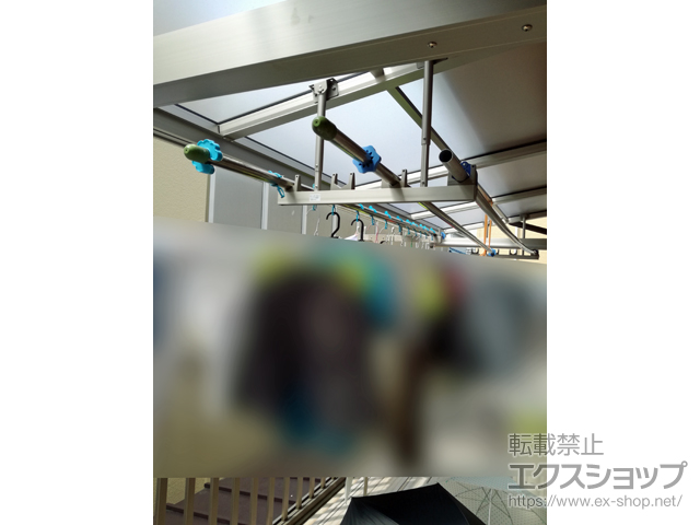 東京都江戸川区ののバルコニー・ベランダ屋根 ヴェクターテラス F型 ルーフタイプ 単体積雪〜20cm対応 施工例