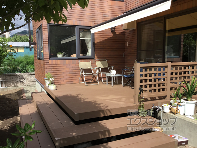 北海道札幌市ののウッドデッキ リウッドデッキ 200 施工例