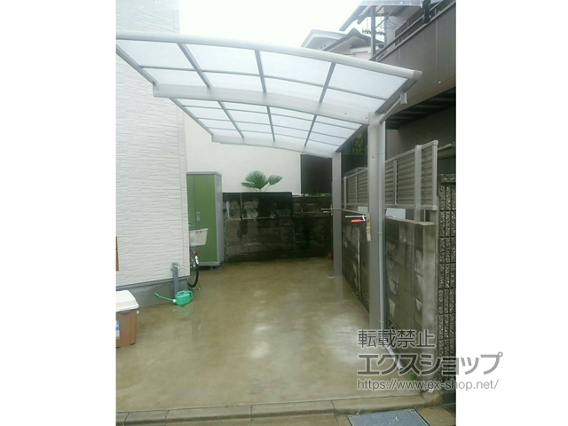 大阪府吹田市ののカーポート プレシオスポート 積雪〜20cm対応 施工例