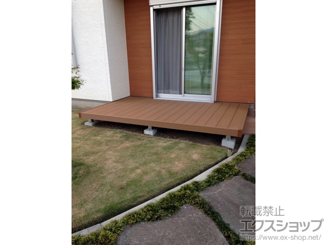 山梨県笛吹市ののウッドデッキ リウッドデッキ 200 施工例