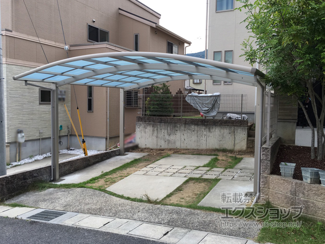 奈良県生駒市ののカーポート レイナツインポートグラン　積雪〜20cm対応 施工例