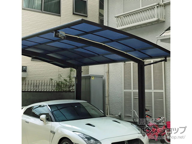 大阪府高石市ののカーポート プレシオスポート 積雪〜20cm対応 施工例