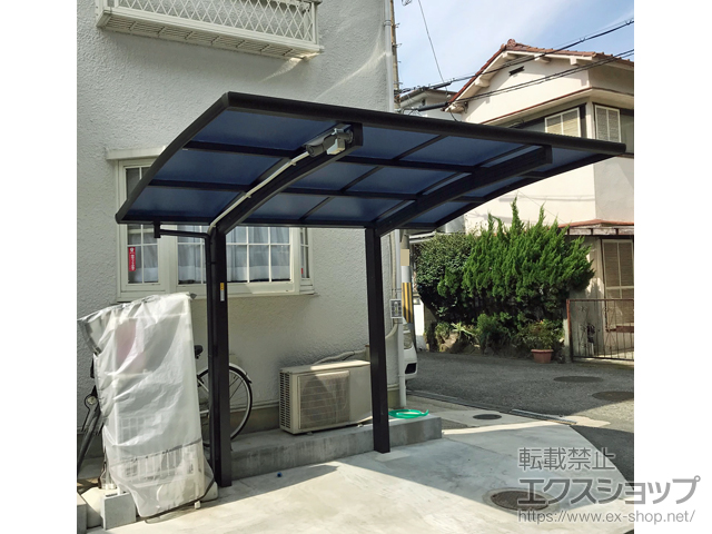 大阪府高石市ののサイクルポート・駐輪場 プレシオスポート ミニ 積雪〜20cm対応 施工例